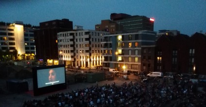 Free outdoor movies at the NatLab, Strijp S