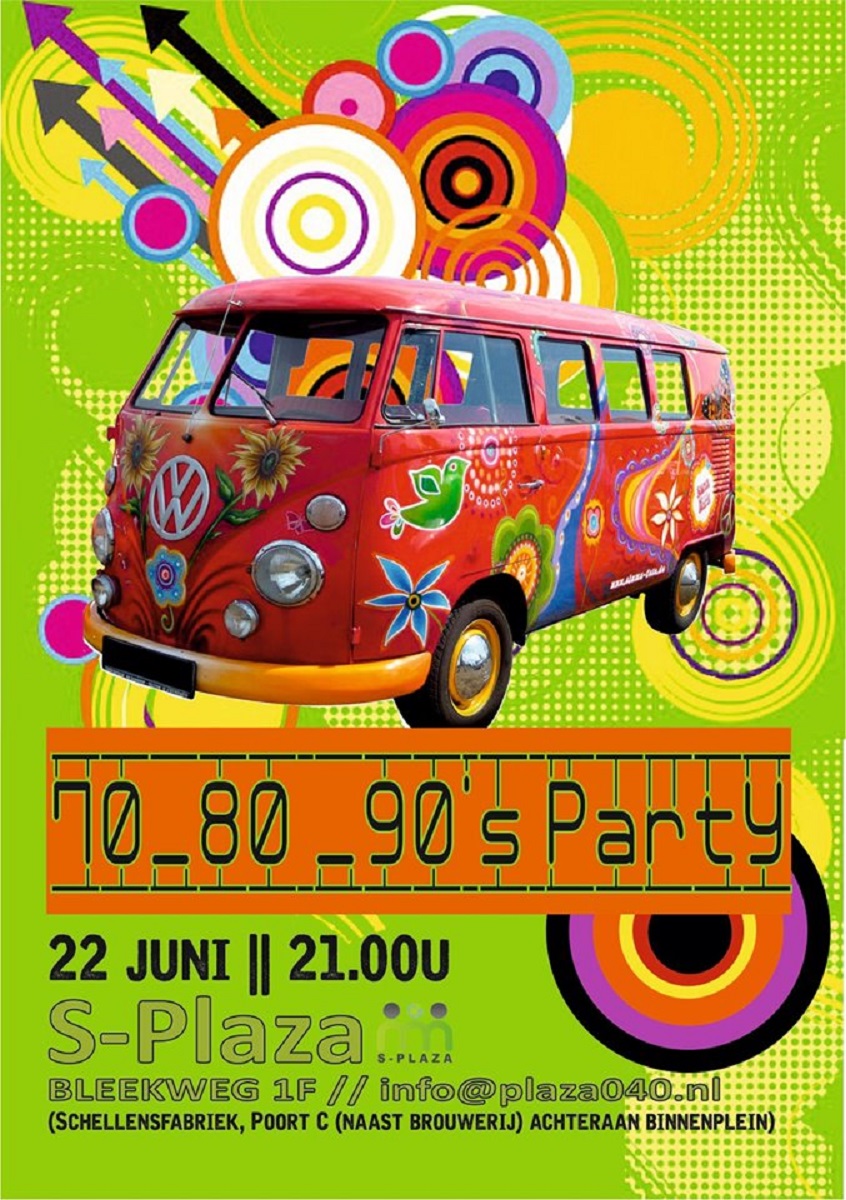 Terminal bord propeller 70-80-90's Party at S-Plaza, June 22 - Eindhoven News