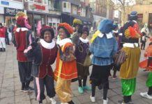 Zwarte Piet celebrations and criticisms, In Eindhoven, extra sunday shopping, demonstrations