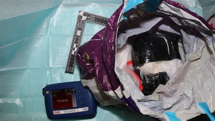 fentanyl found in Eindhoven shed.