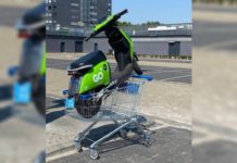 Green sharing scooters causing parking troubles