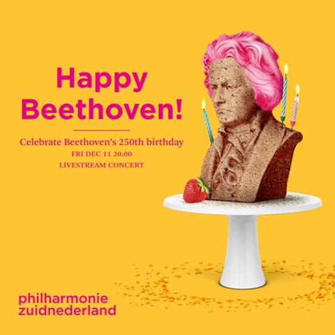 Happy 250th birthday Beethoven concert by the Philharmonie Zuidnederland