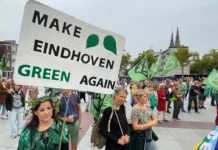 Climate demonstration Eindhoven Dijsselbloem
