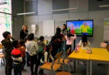 Children's lesson Eindhoven shelter
