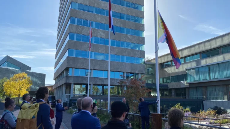 Eindhoven municipality raises flag on Coming Out Day