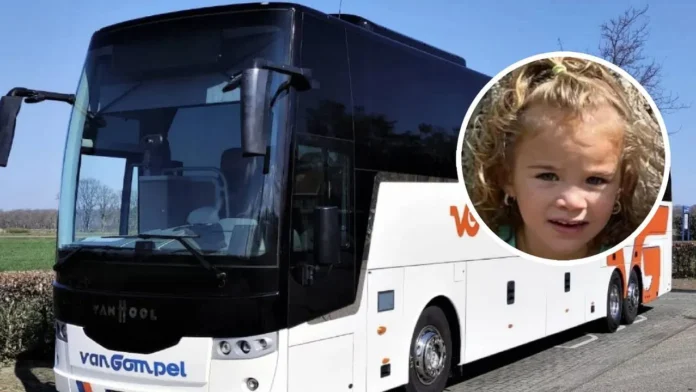 Isabella left alone in bus after trip