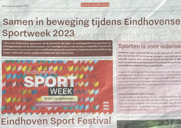 Groot Eindhoven newspaper