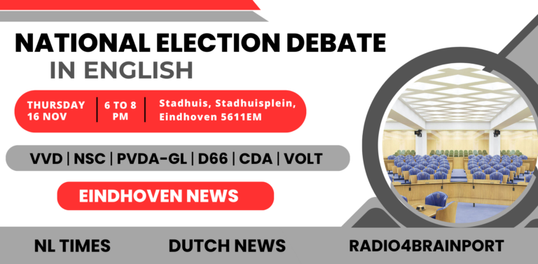 National election debate in English in Eindhoven