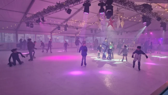 Skating rink in Nuenen is popular
