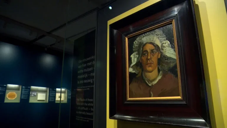 Van Gogh’s painting of Nuenen Gordina back in Brabant