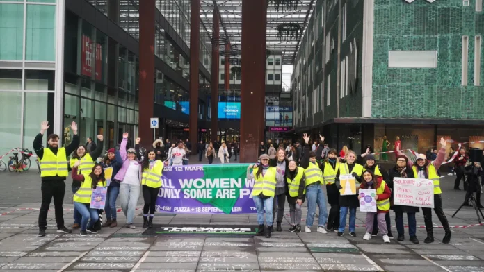 Sexual harassment has become normal; Feminist Wave Eindhoven protests
