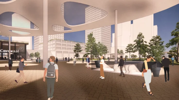 Eindhoven presents ideas for underground bus station and rail network